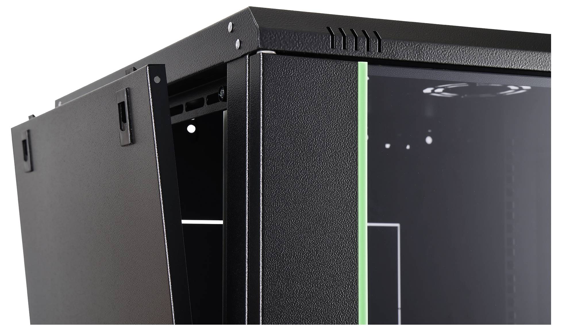 Digitus DN-19 12U-6/6-EC-SW 19 Zoll Wandgehäuse (B x H x T) 600 x 638 x 600mm 12 HE Schwarz, Schwarz (matt), Schwarz (RAL 9005)