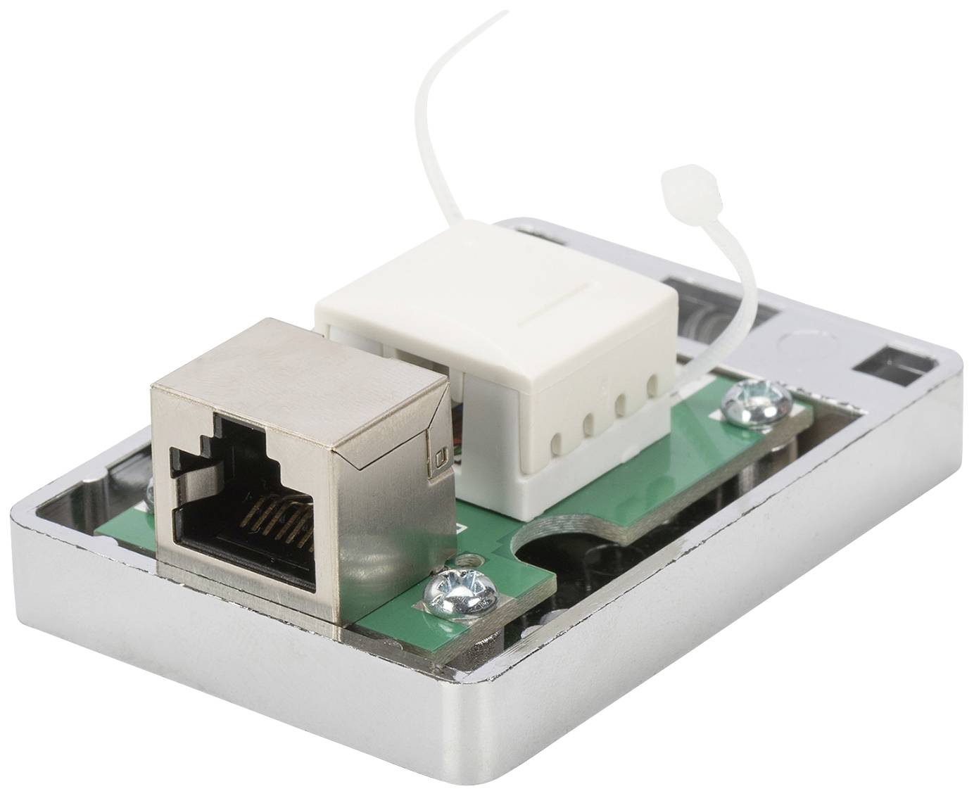 Digitus Netzwerkdose Aufputz CAT 6 1 Port Silber