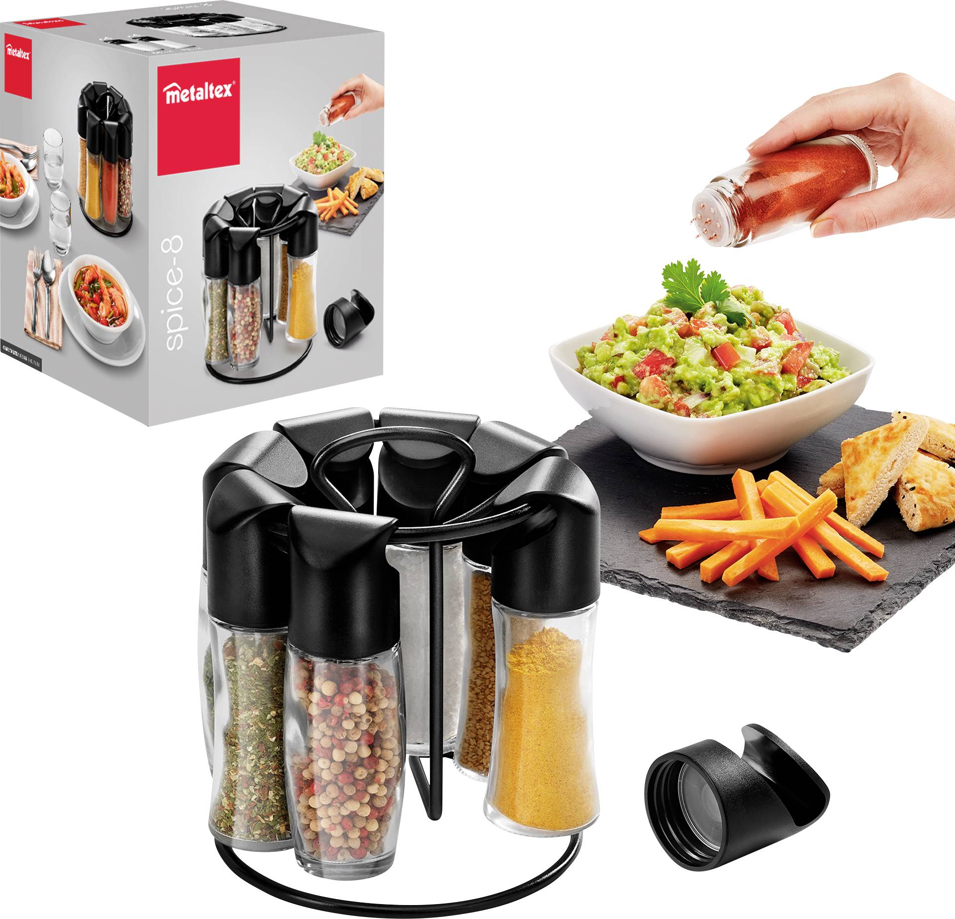 Metaltex 252876080 Gewürzständer Spice-8