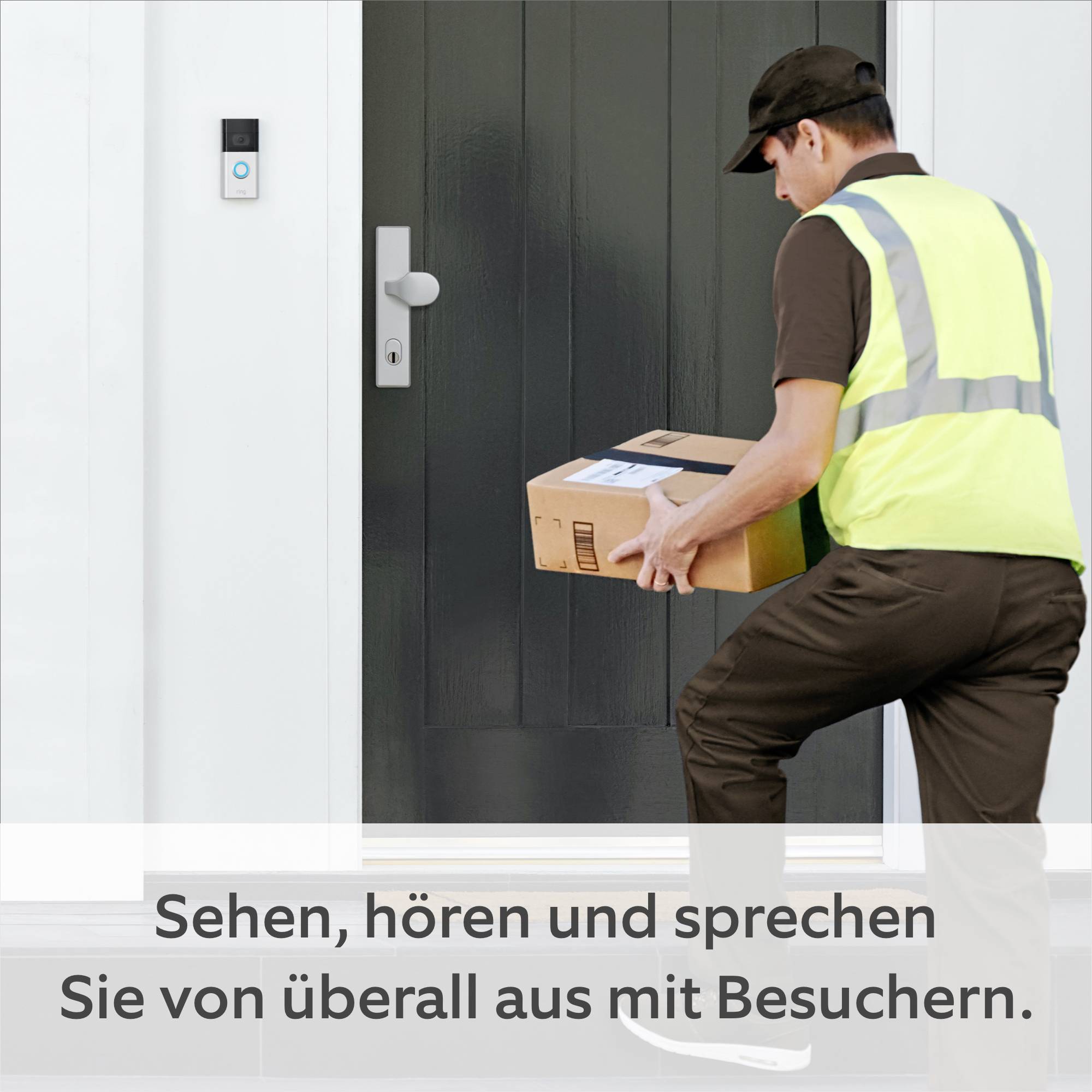 ring 8VR1S1-0EU0 IP-Video-Türsprechanlage Video Doorbell 4 WLAN Außeneinheit