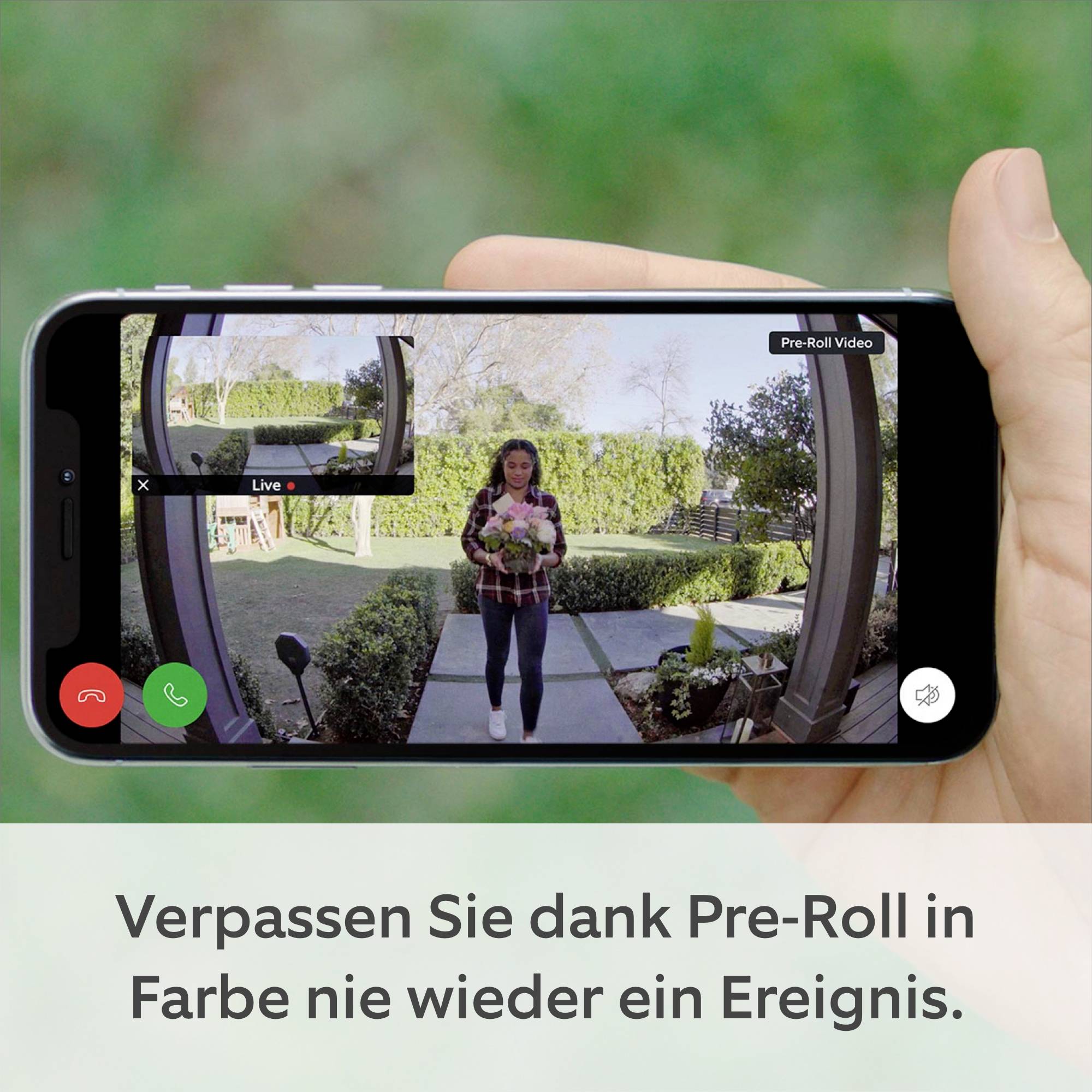 ring 8VR1S1-0EU0 IP-Video-Türsprechanlage Video Doorbell 4 WLAN Außeneinheit