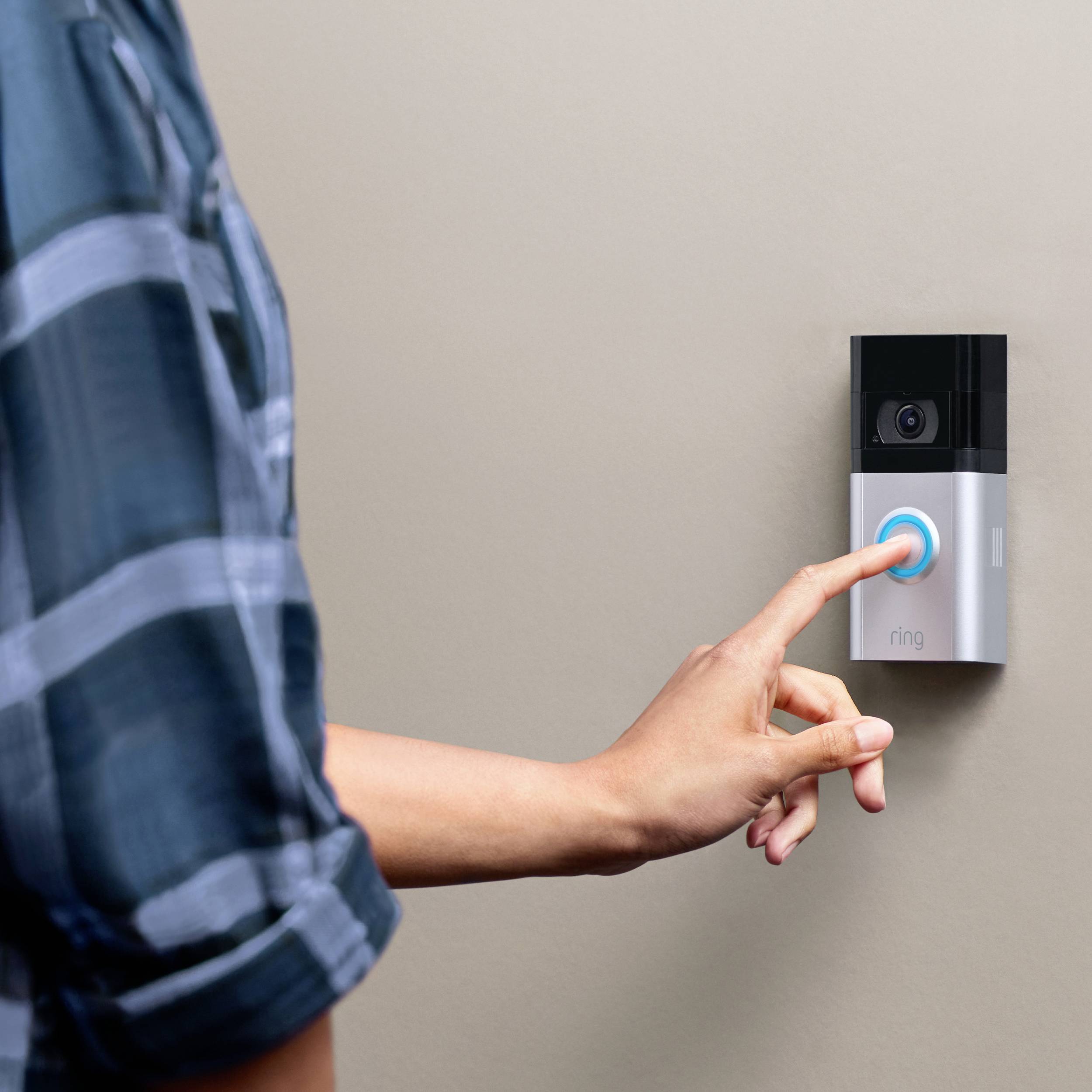 ring 8VR1S1-0EU0 IP-Video-Türsprechanlage Video Doorbell 4 WLAN Außeneinheit