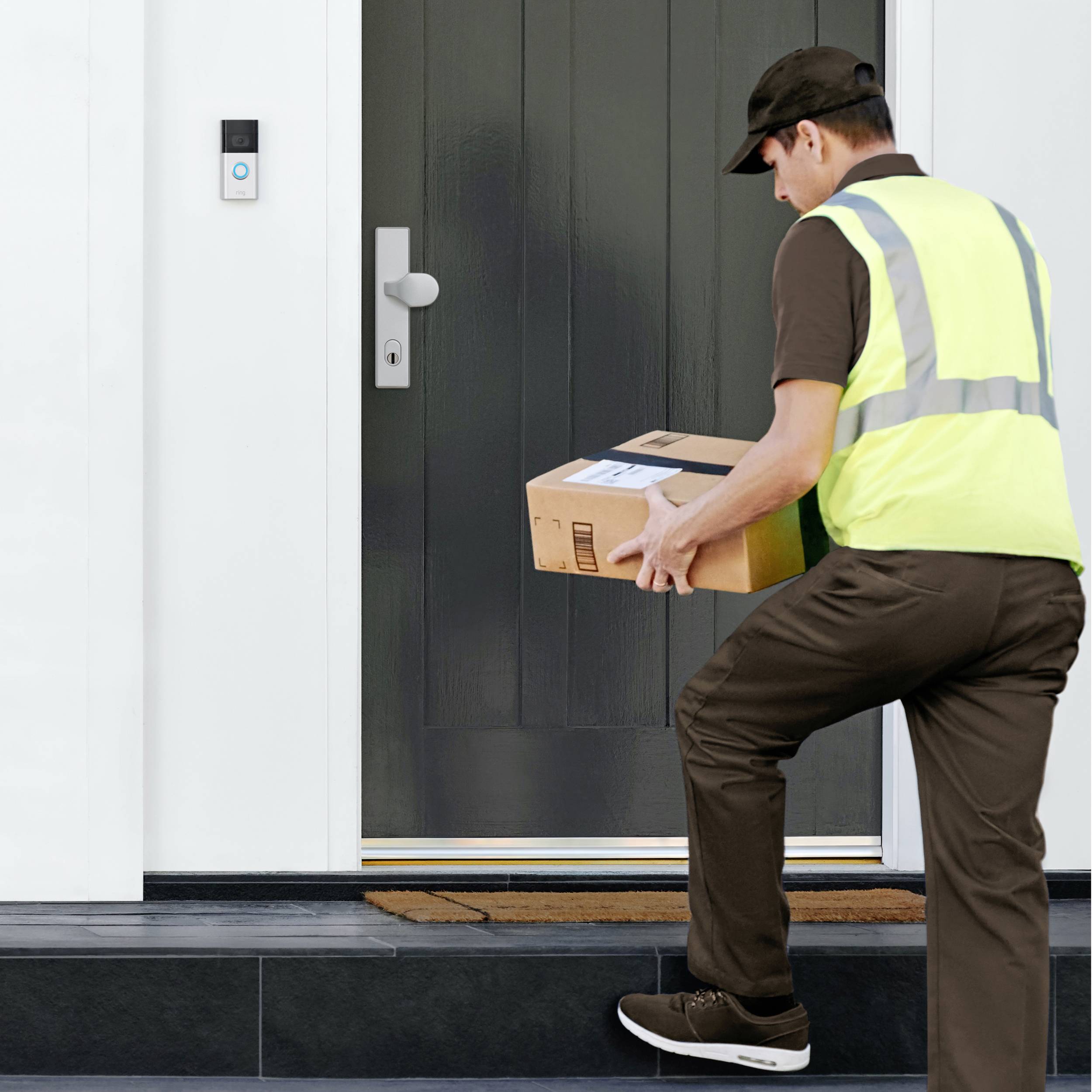 ring 8VR1S1-0EU0 IP-Video-Türsprechanlage Video Doorbell 4 WLAN Außeneinheit