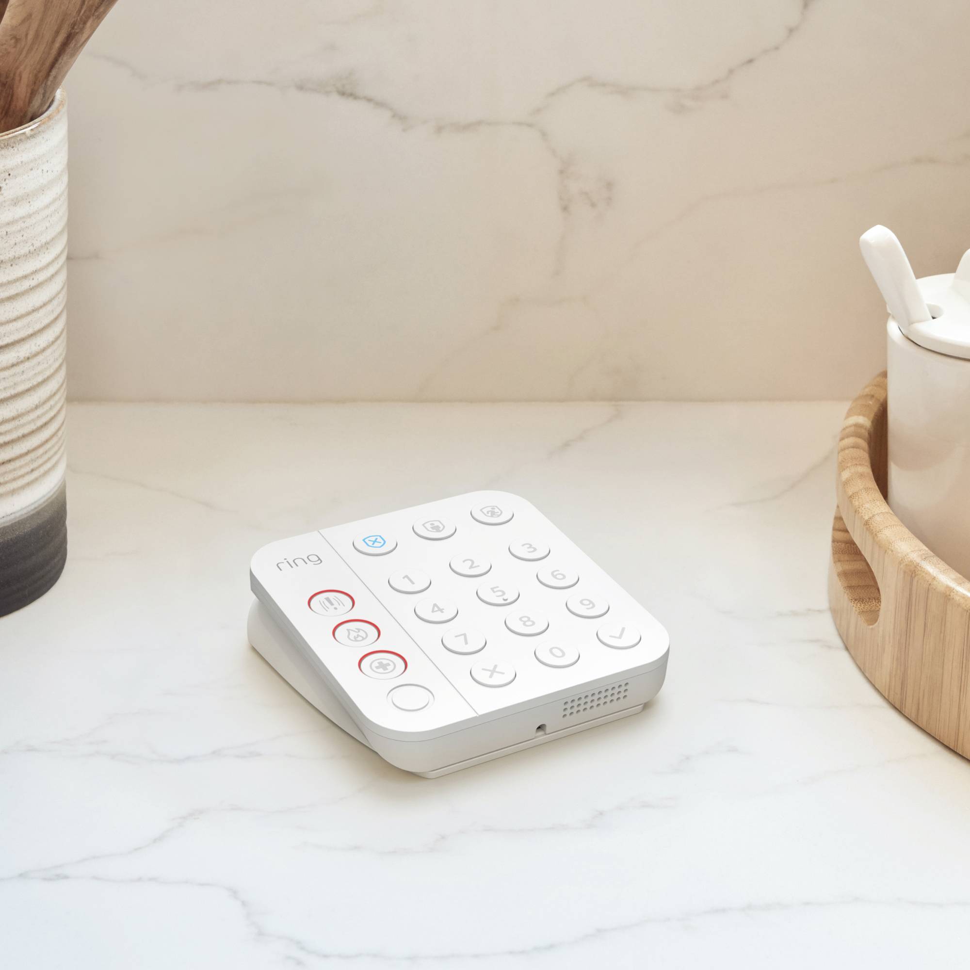 Ring Alarm Keypad (2nd Gen) 4AK1SZ-0EU0 Funk-Alarmanlagen-Erweiterung Keypad