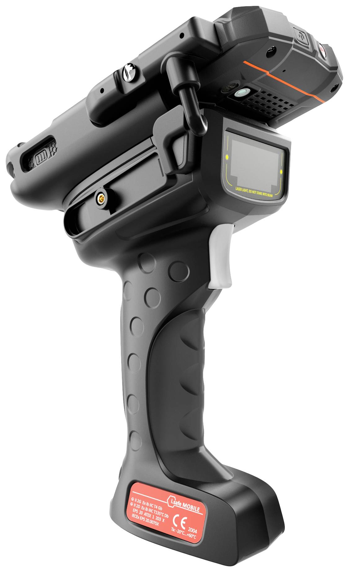 ISafe MOBILE IS-TH1ER.1 Barcode-Scanner 1D, 2D Schwarz Hand-Scanner