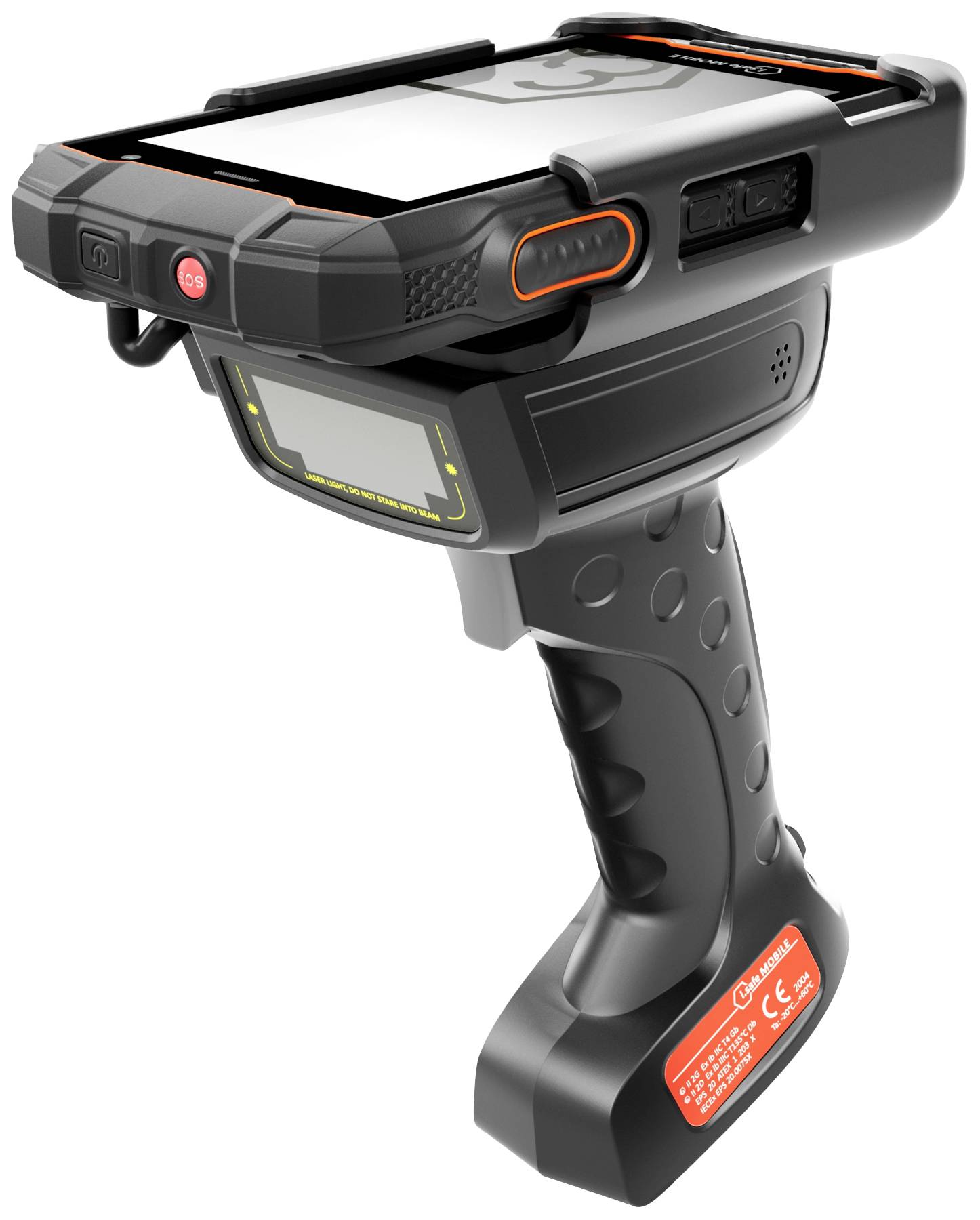 ISafe MOBILE IS-TH1ER.1 Barcode-Scanner 1D, 2D Schwarz Hand-Scanner