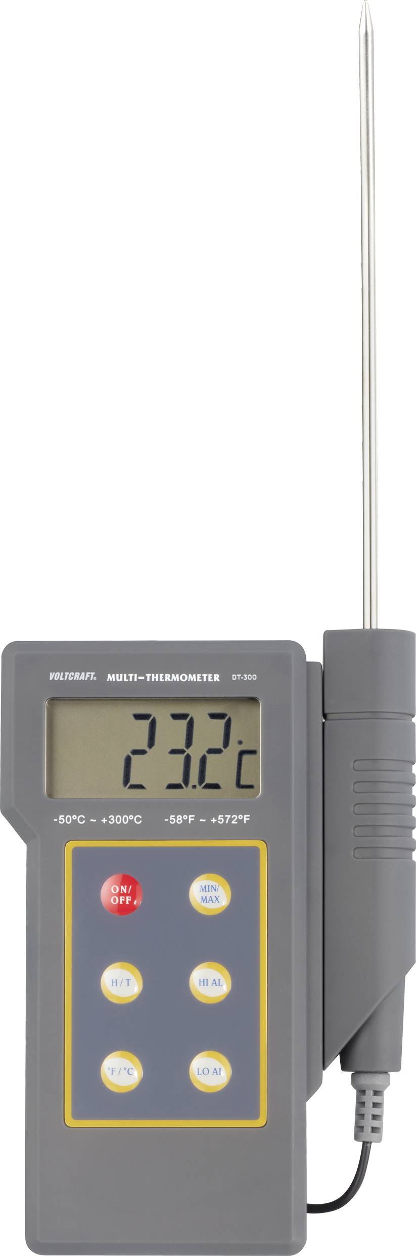 VOLTCRAFT DT-300 Temperatur-Messgerät -50 - +300°C Fühler-Typ NTC
