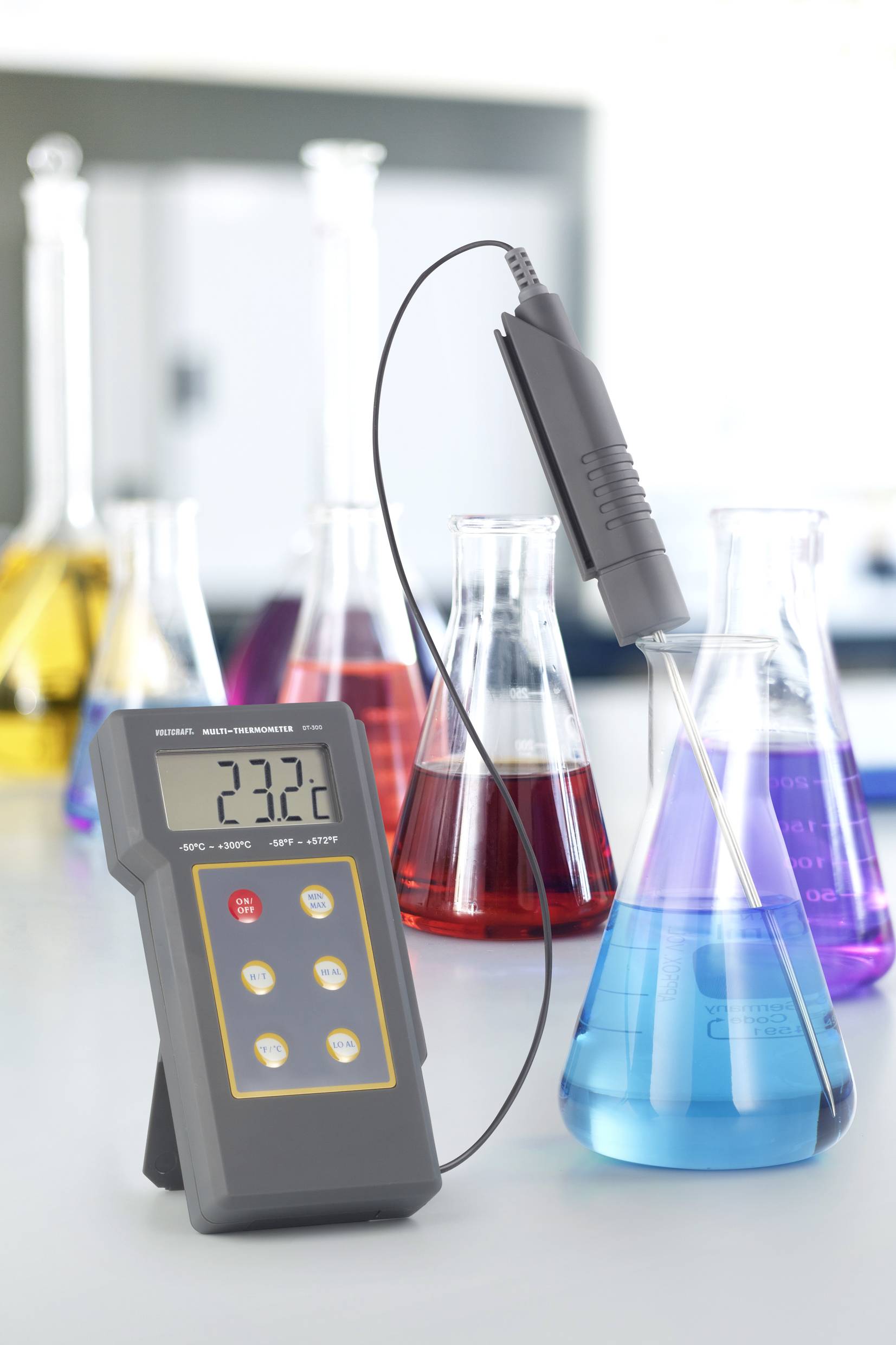 VOLTCRAFT DT-300 SE Temperatur-Messgerät -50 - +300°C Fühler-Typ NTC