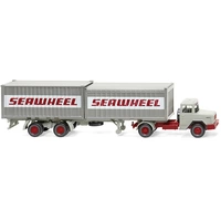 Wiking 052402 H0 LKW Modell Magirus Deutz Containersattelzug "Seawheel" Wiking 052402 H0 LKW Modell Magirus Deutz Containersattelzug "Seawheel"