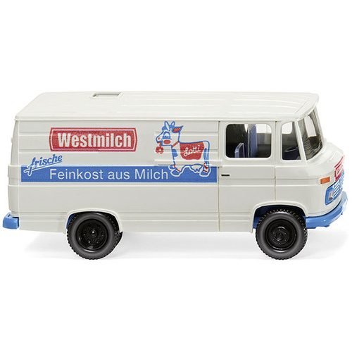 Wiking 027058 H0 LKW Modell Mercedes Benz L 406 Kastenwagen "Westmilch"