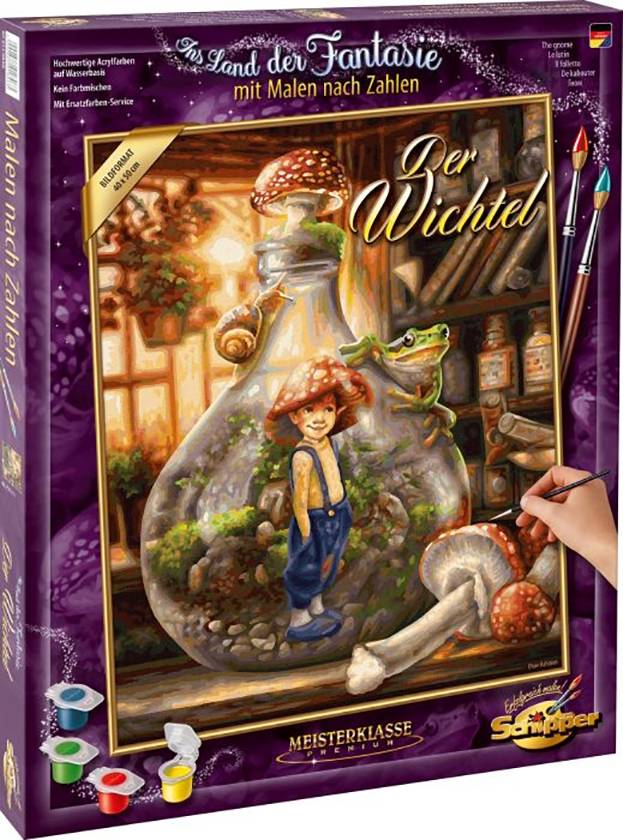 Malen nach Zahlen - Der Wichtel