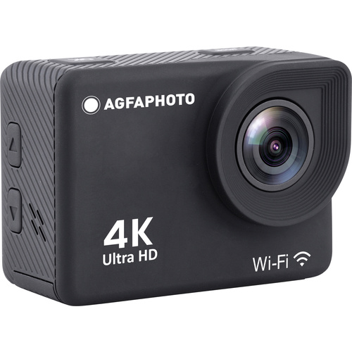 AgfaPhoto Action Cam Action Cam 4K, Wasserfest, WLAN, Zeitlupe/Zeitraffer