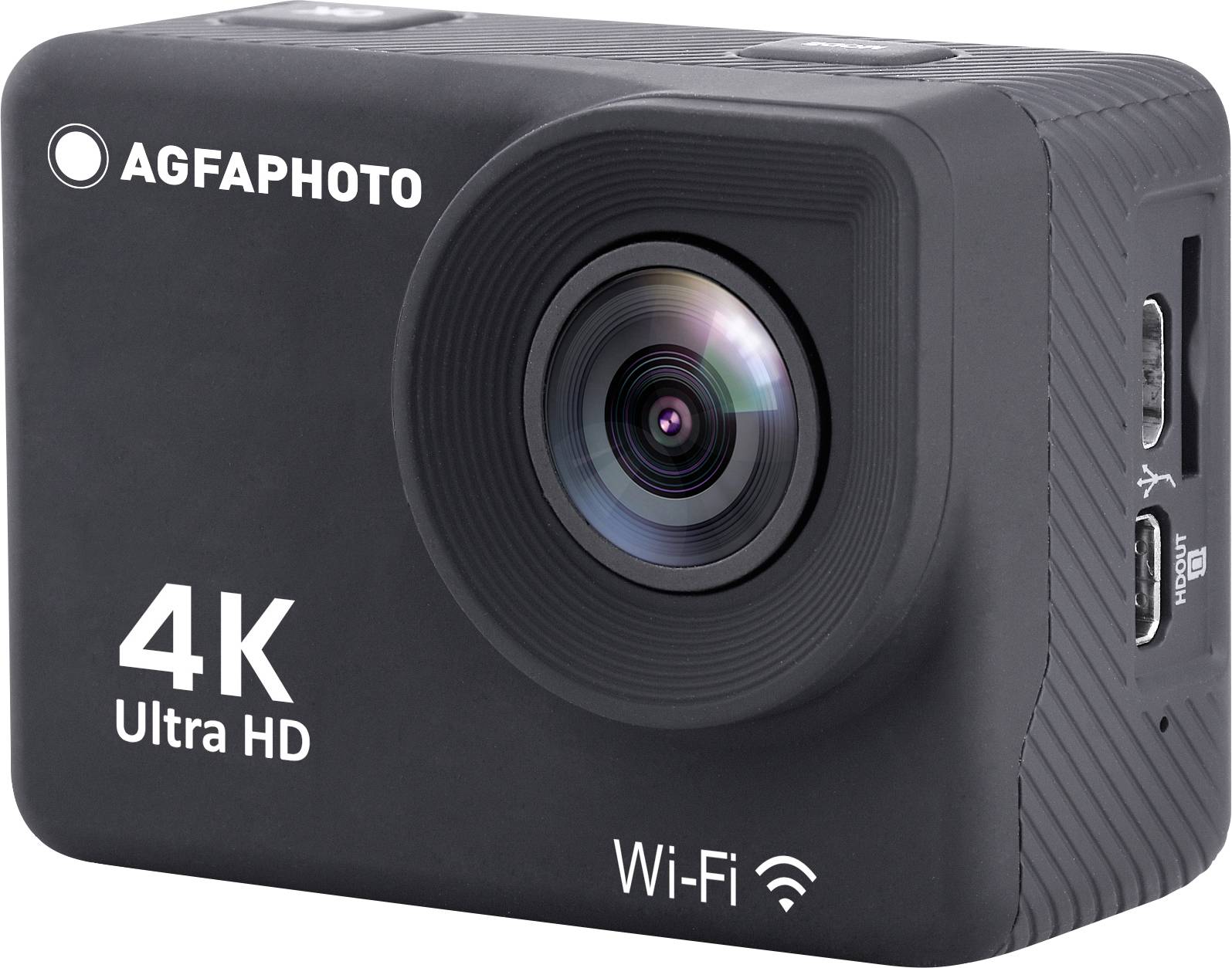 AgfaPhoto Action Cam Action Cam 4K, Wasserfest, WLAN, Zeitlupe/Zeitraffer