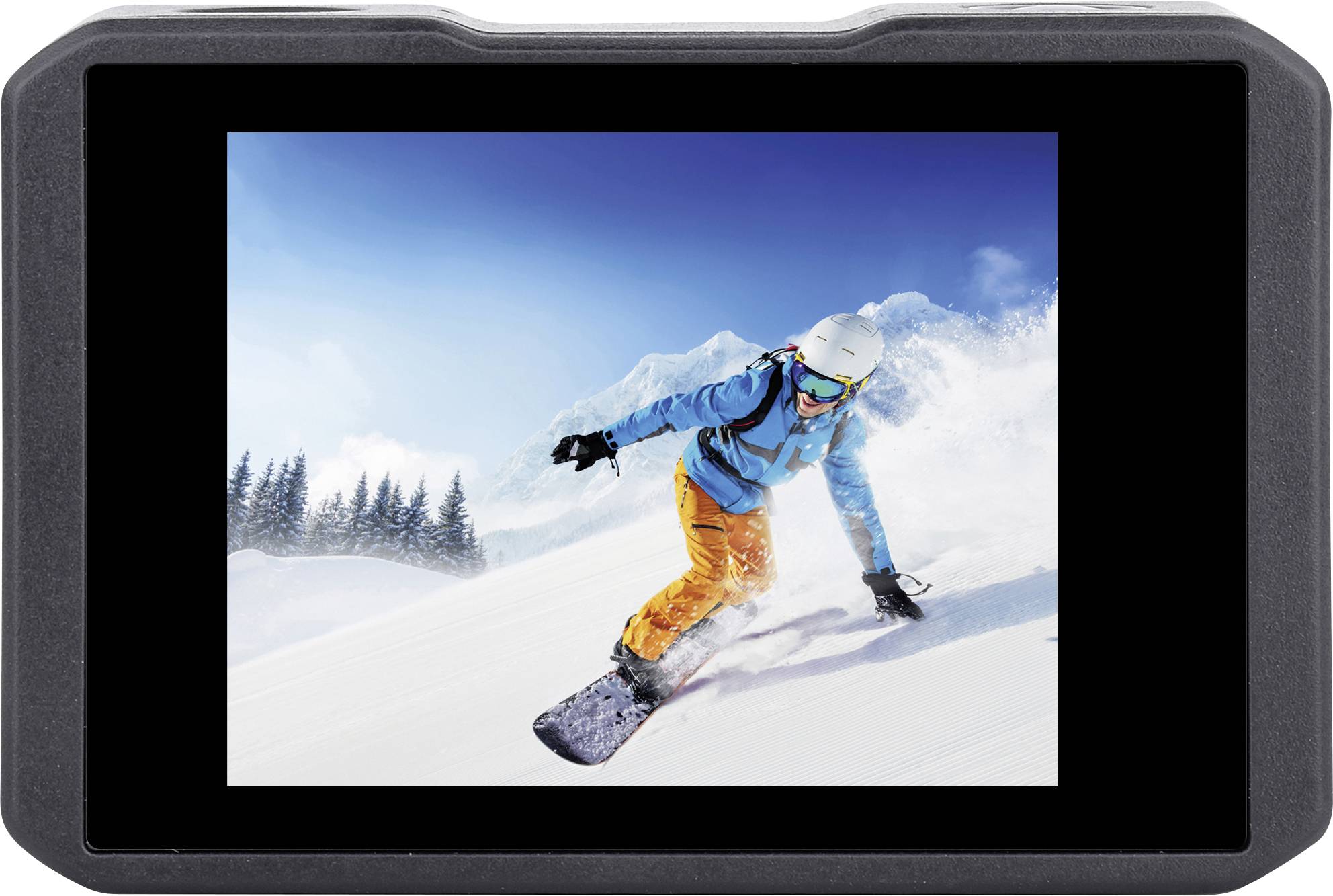 AgfaPhoto Action Cam Action Cam 4K, Dual-Display, Wasserfest, WLAN, Zeitlupe/Zeitraffer