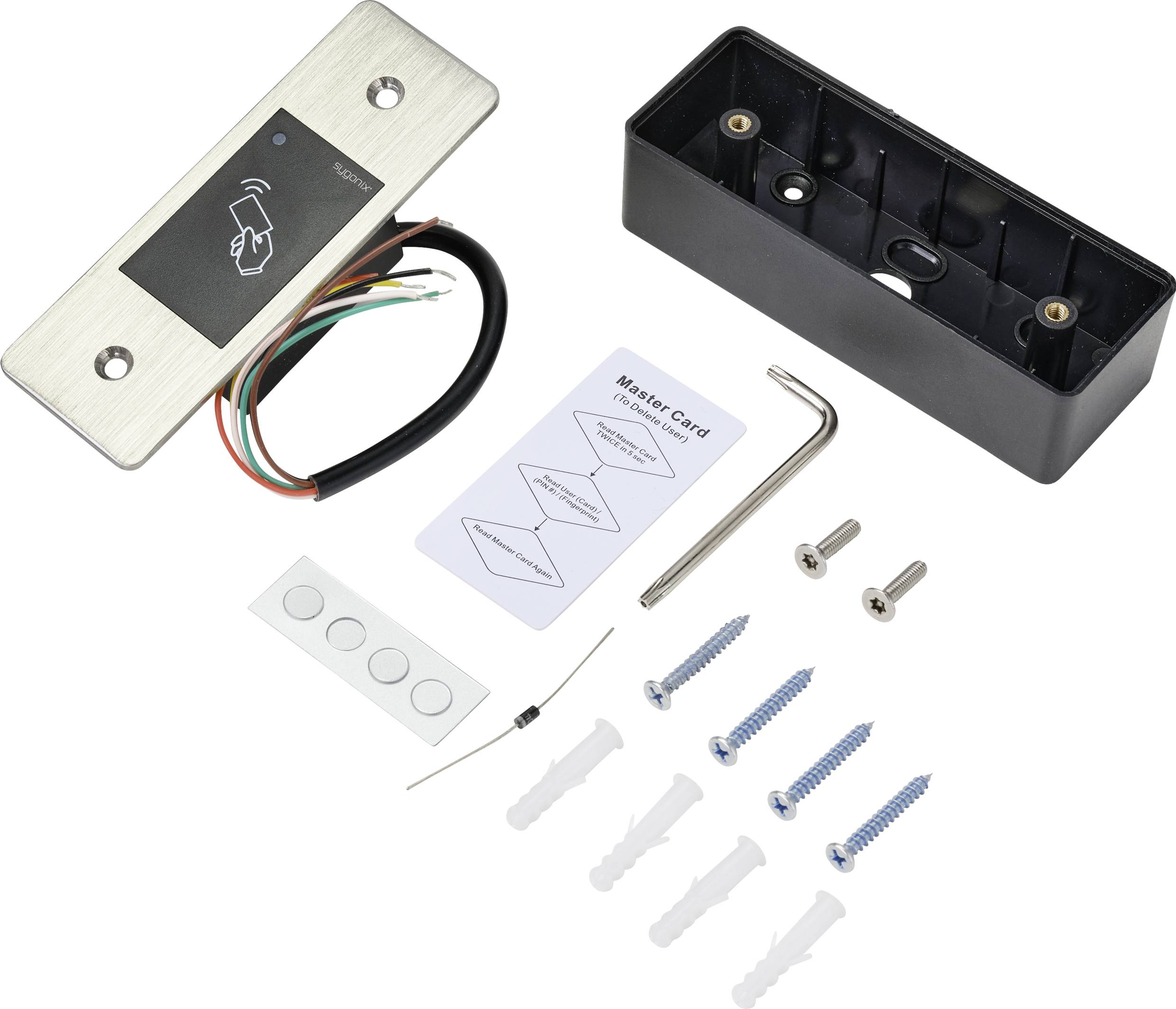 Sygonix SY-4760950 Transponder Zugangssystem Unterputz 12 V/DC, 18 V/DC IP66