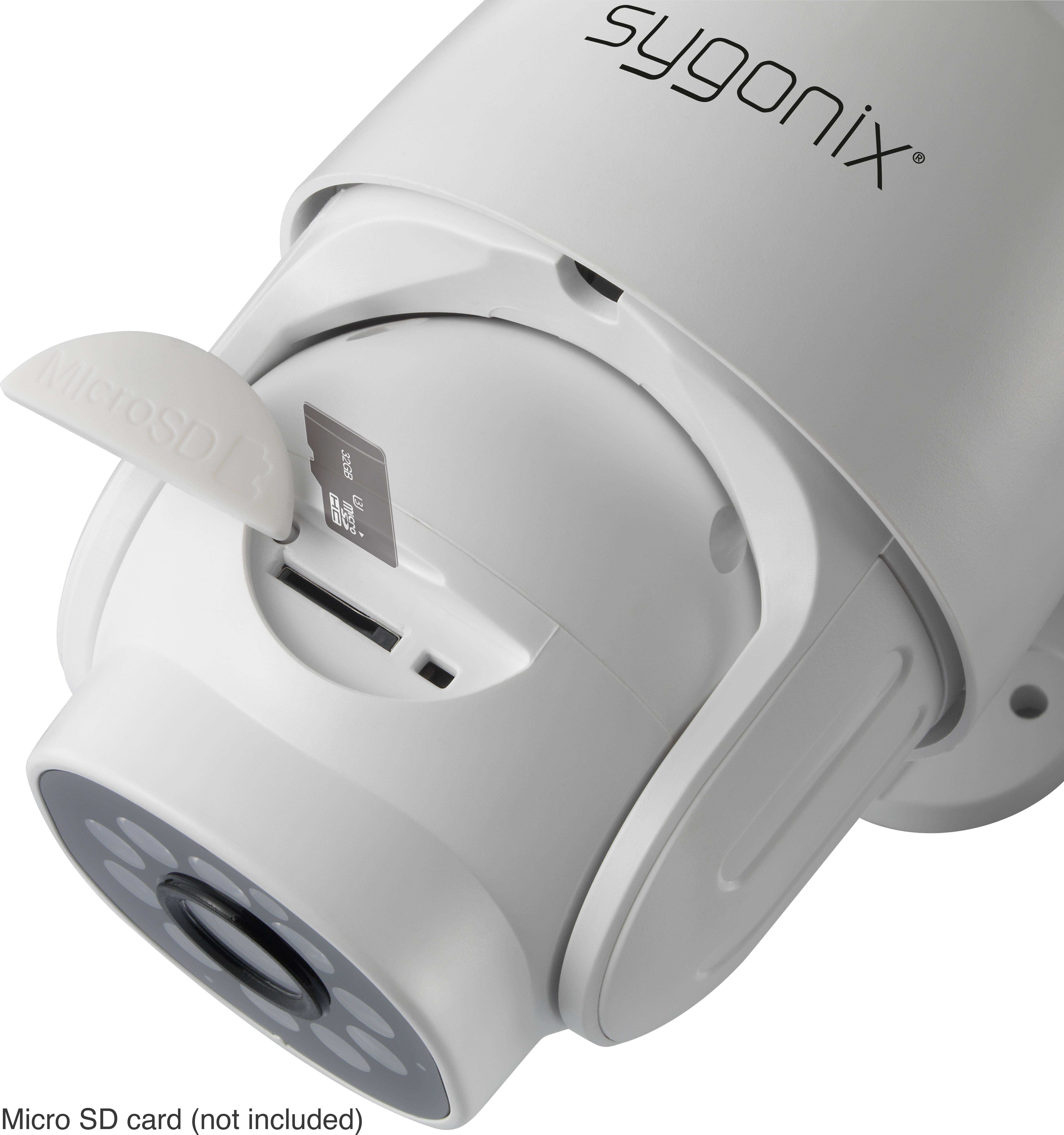 Sygonix PTZ WLAN SY-4760960 LAN, WLAN IP Überwachungskamera 1920 x 1080 Pixel