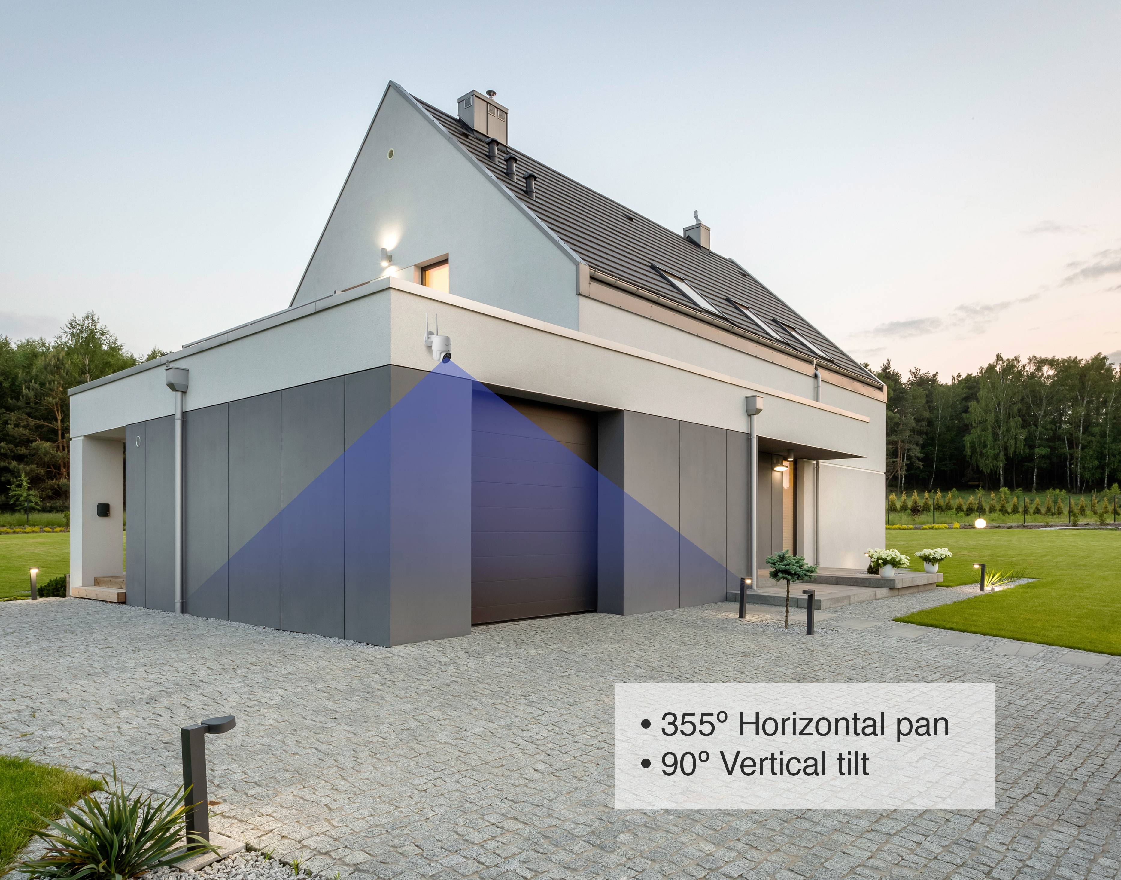 Sygonix PTZ WLAN SY-4760960 LAN, WLAN IP Überwachungskamera 1920 x 1080 Pixel