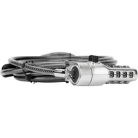 Targus Defcon Compact Combo Cable Lock - Sicherheitskabelschloss - Schwarz - 1.9 Targus Defcon Compact Combo Cable Lock - Sicherheitskabelschloss - Schwarz - 1.9