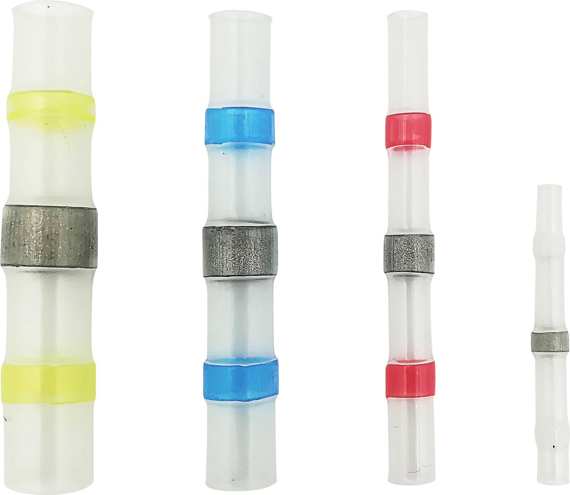 Quadrios 2011C396 Stoßverbinder 0.25mm² 6mm² Vollisoliert Weiß, Rot, Blau, Gelb 120St.