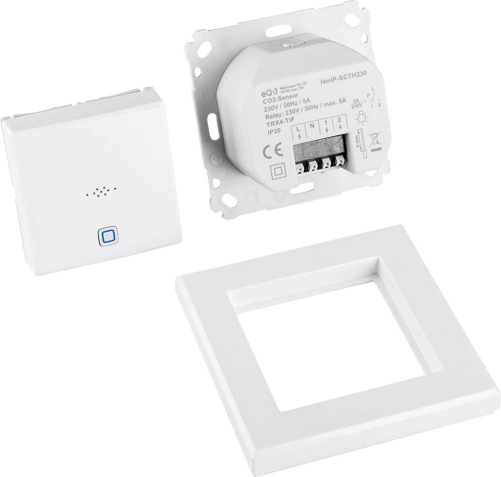 Homematic IP Funk CO2-Luftgütesensor/Raumklimaregler HmIP-SCTH230