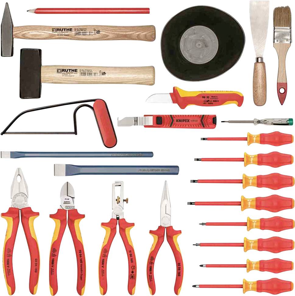 Knipex 0305229 Elektriker Werkzeugkoffer bestückt