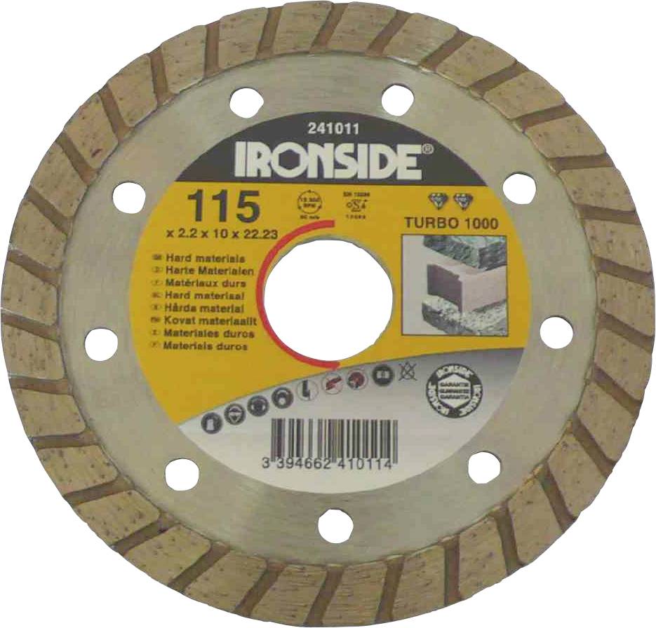 IRONSIDE 241015 Diamanttrennscheibe Durchmesser 230mm 1St.