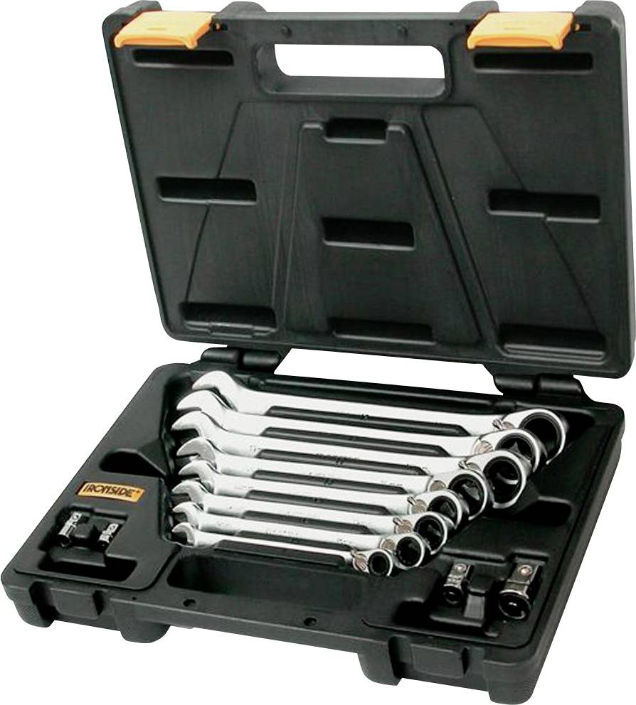 IRONSIDE 117335 Ring-Ratschenschlüssel-Satz Schlüsselweite (Metrisch) 8 - 19mm