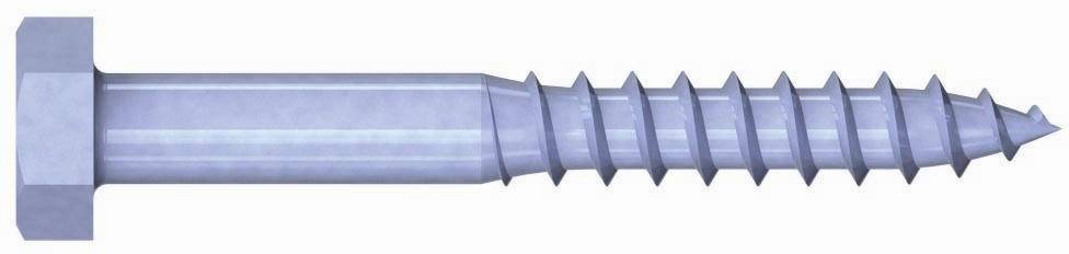 Reisser 28418 Holzschraube 10mm 100mm Außensechskant 50St.