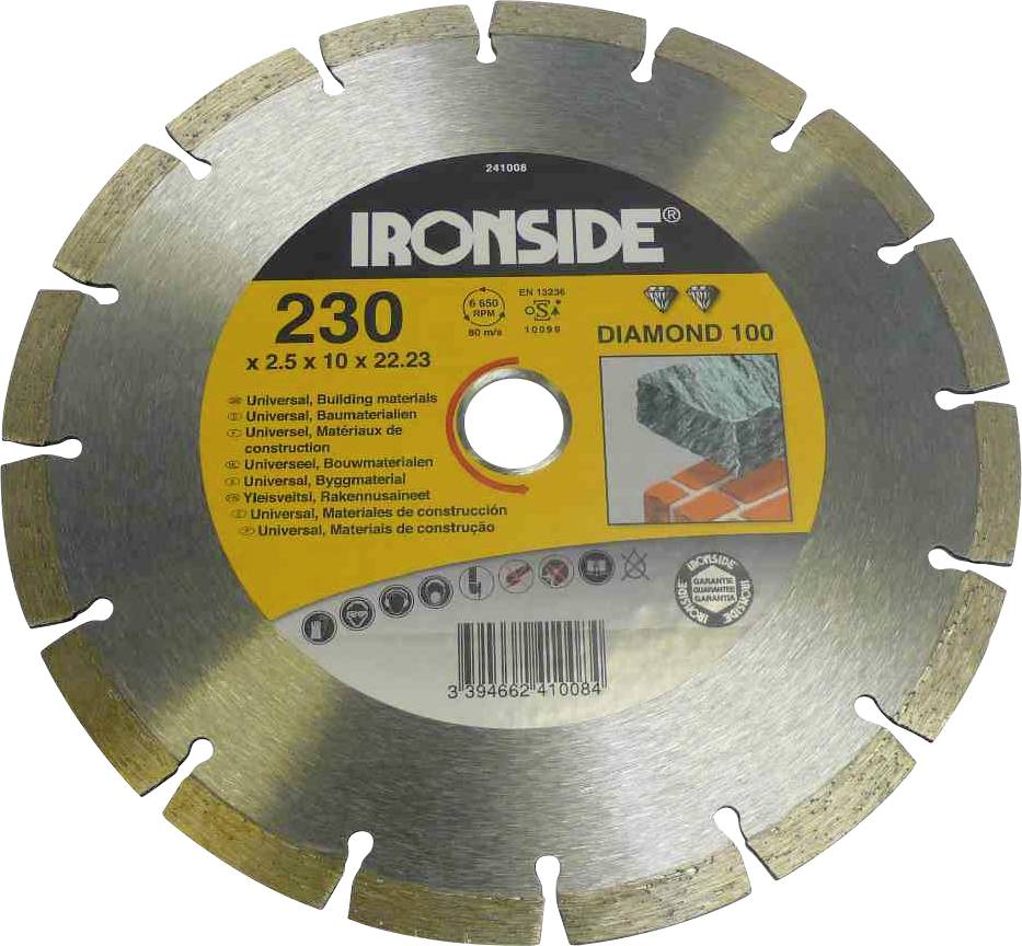 IRONSIDE 241008 Diamantscheibe Durchmesser 230mm 1St.