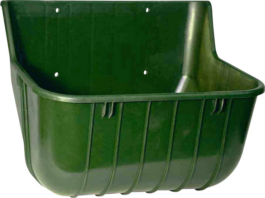 Kerbl Futtertrog 15 l Rind, Pferd Grün 1 St. 3258