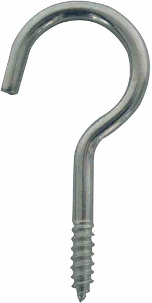 Lüsebrink 015.100070.00 Wäscheleinenhaken 100x0,7mm Art.15, verzinkt, Paket a 50 Stück 50St.