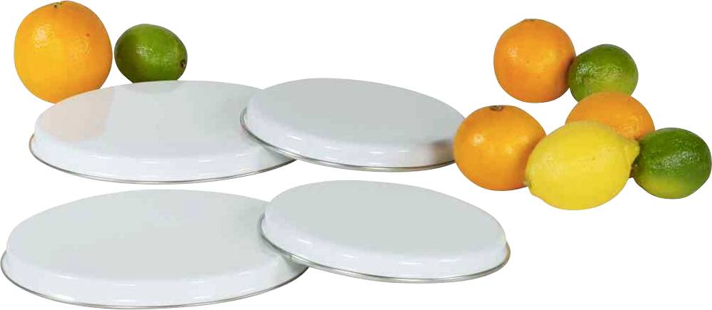 Krüger Haushaltswaren 19041 Herdabdeckplatten-Set Weiß 1St.