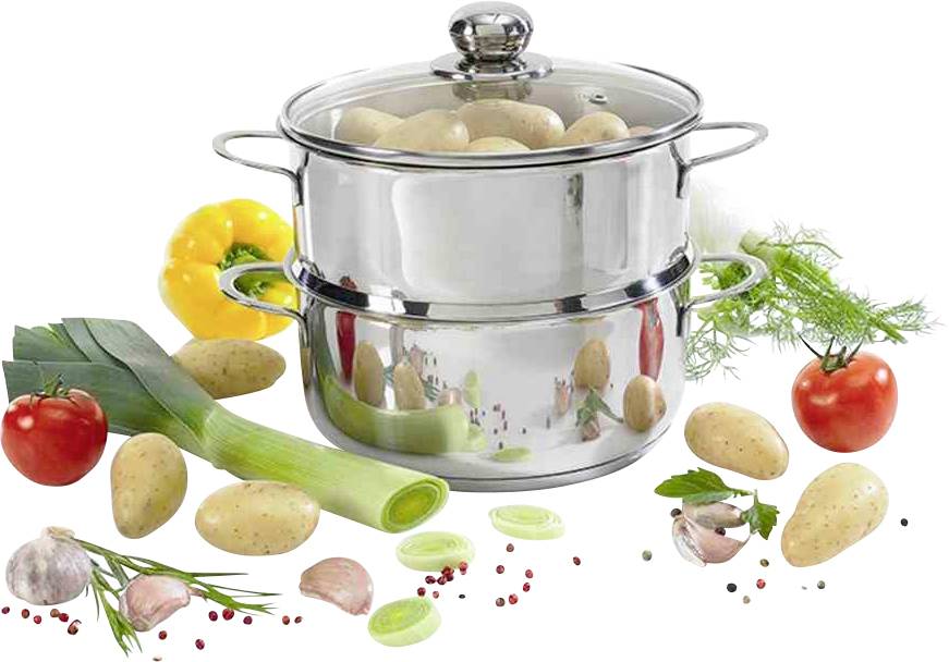 Krüger Haushaltswaren KEC20 Kartoffeldämpfer 20cm