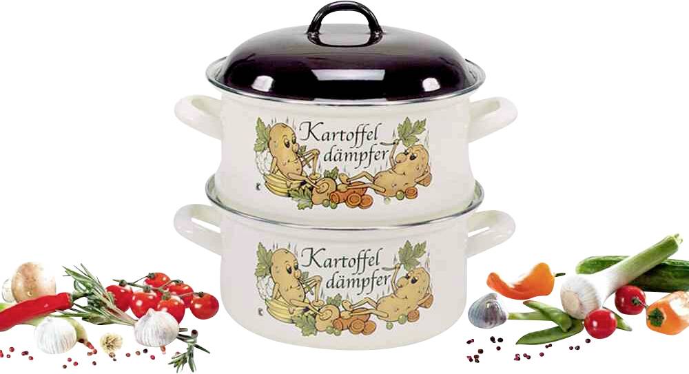 Krüger Haushaltswaren KR16K Kartoffeldämpfer 16cm