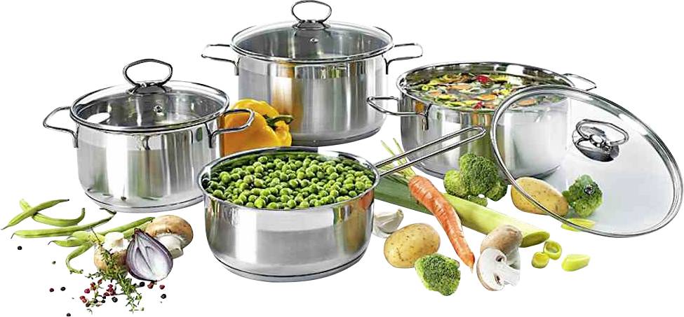 Krüger Haushaltswaren SM4 Manhattan Kochtopf-Set 4teilig