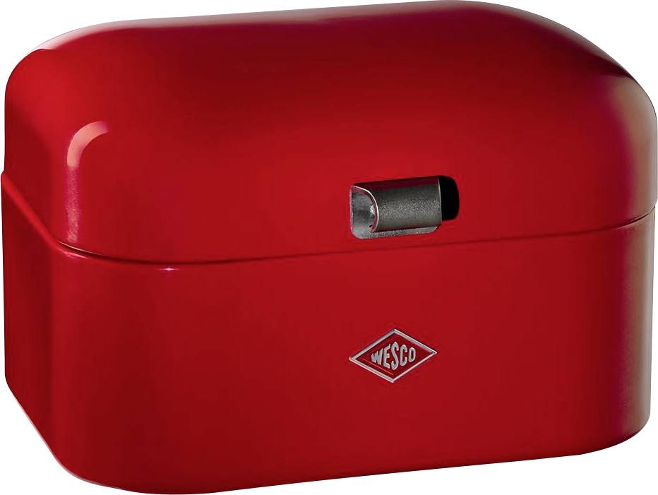 Wesco 235 101-02 Brotkasten "Single Grandy" rot 28 x 21,5 x 17 cm