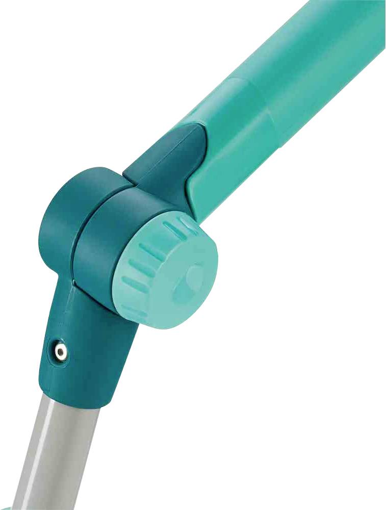 Leifheit 41522 Stahl mit Gelenk 110 - 190cm Hausrein Teleskopstiel 1St.