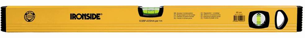 IRONSIDE 100237 Leichtmetall-Wasserwaage