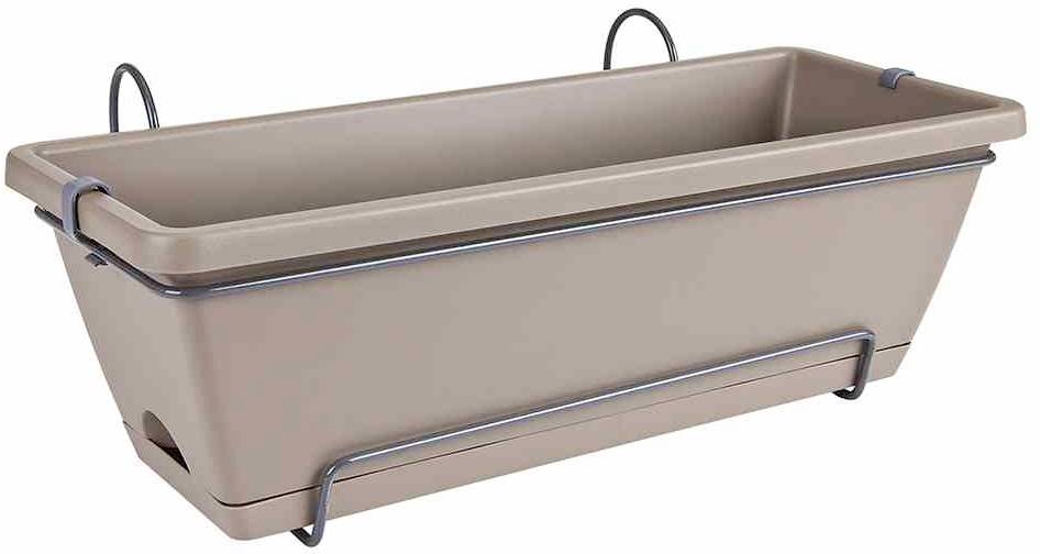 Elho 5011805041000Pflanzgefäß Kunststoff Taupe