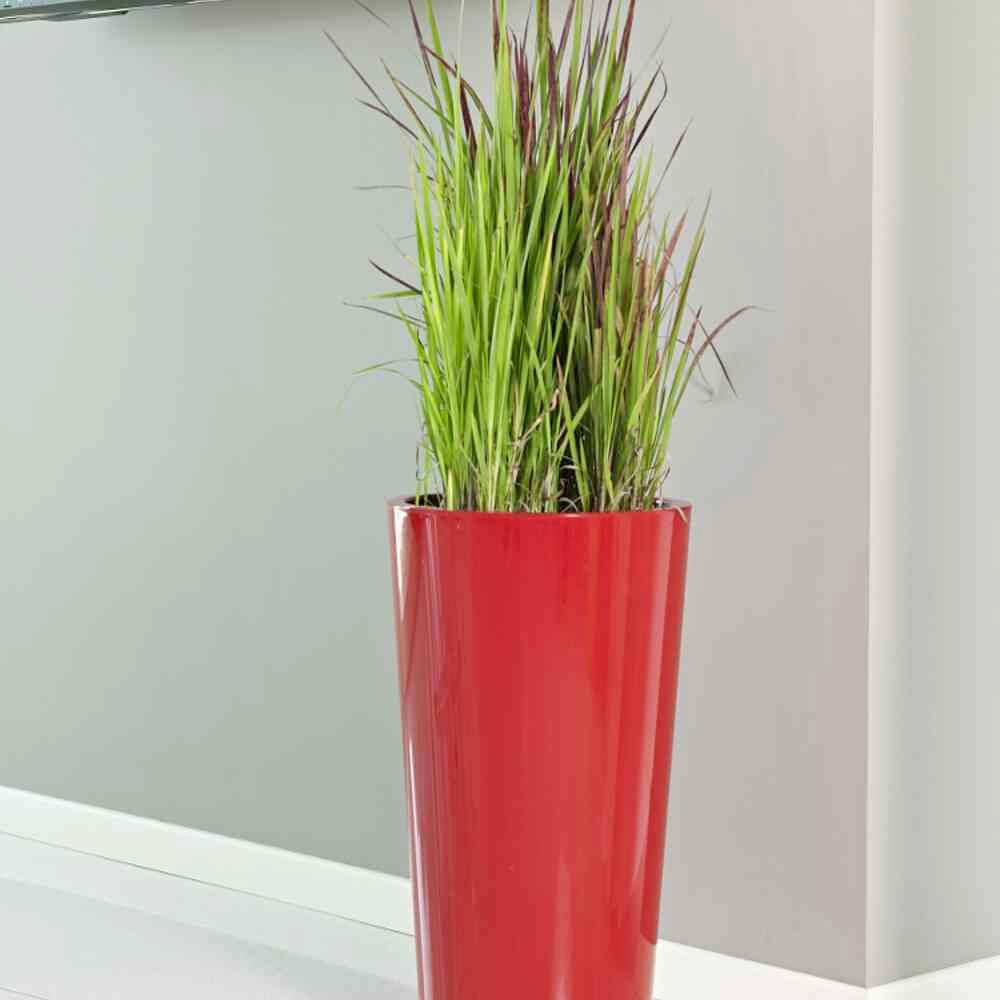 Euro3plast 2785.62Pflanztopf Kunststoff Anthrazit