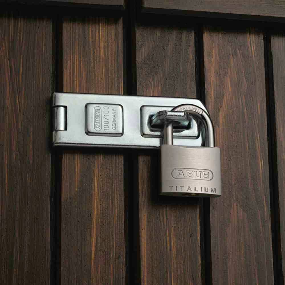 ABUS TITALIUM 64TI/30 Twins Vorhangschloss, Vorhangschloss - Modell: Titalium 64TI, Titalium | Sicherheitsstufe: 4 | Ei