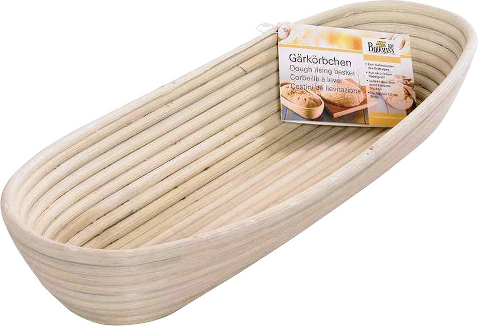 208 995 Gärkörbchen oval 40,5 x 15 cm aus Peddigrohr