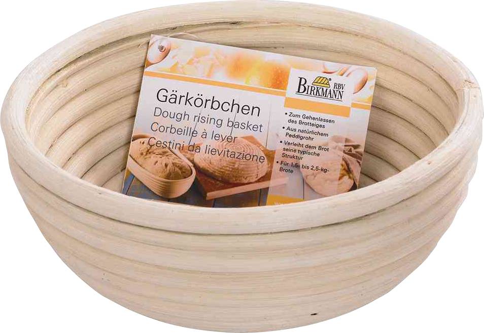 208 964 Gärkörbchen rund 18 cm aus Peddigrohr