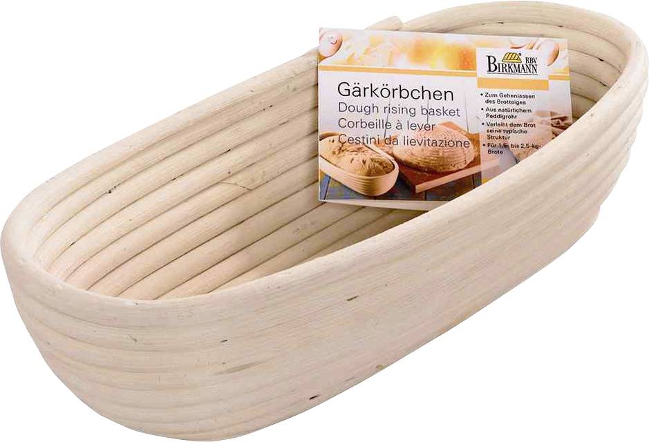 208 988 Gärkörbchen oval 28 x 13 cm aus Peddigrohr