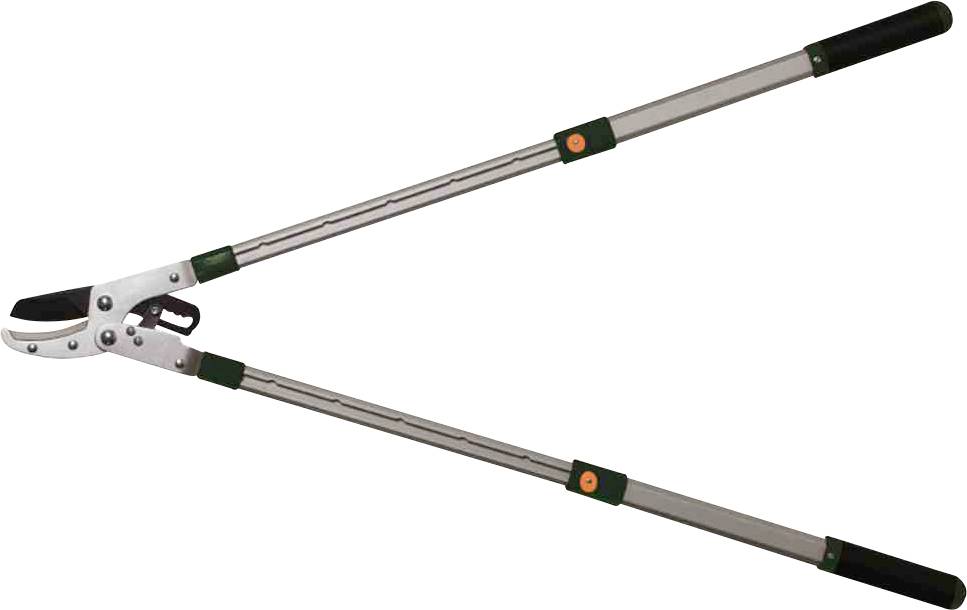 Astschere mit langen Griffen und scharfen Klingen, verwendbar zum Schneiden dicker Äste.