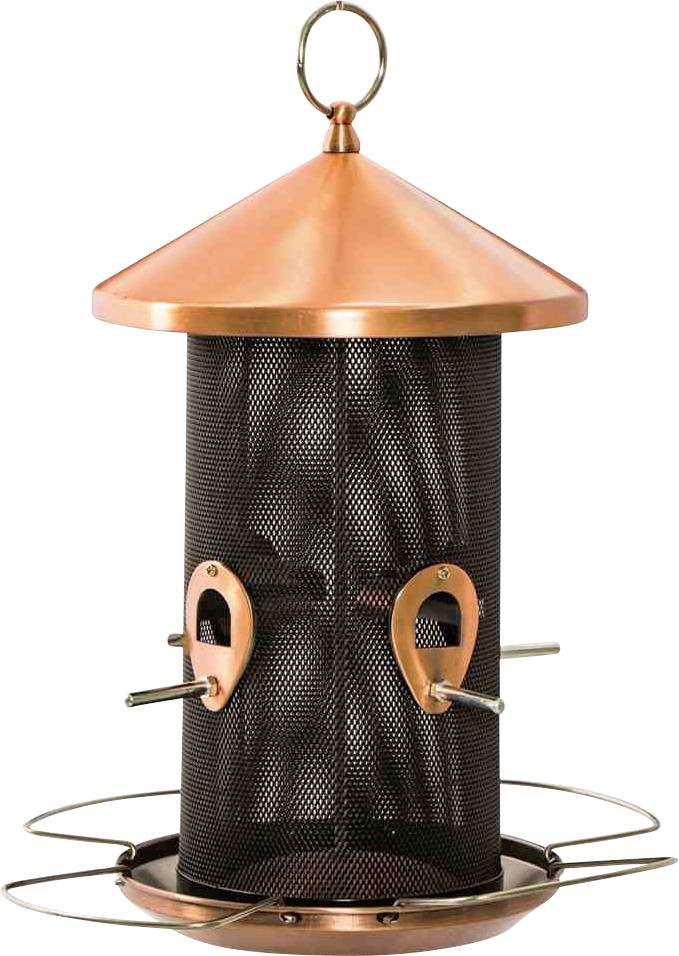 Siena Garden D37192 Vogelfuttersäule Copper Line für Mischfutter, 31cm 1St.