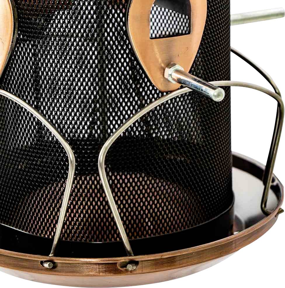 Siena Garden D37192 Vogelfuttersäule Copper Line für Mischfutter, 31cm 1St.