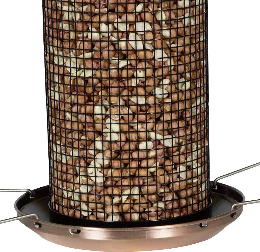 Siena Garden D37194 Vogelfuttersäule Copper Line für Nüsse, 31cm 1St.