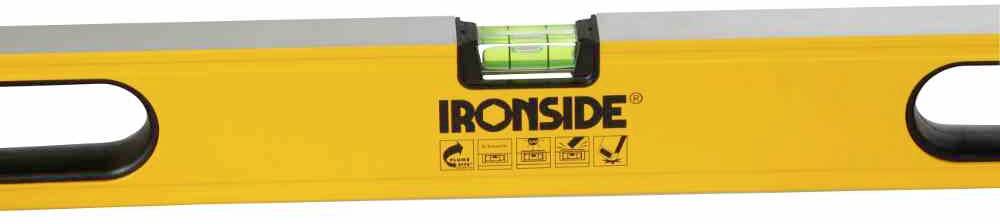 IRONSIDE 152228 Leichtmetall-Wasserwaage