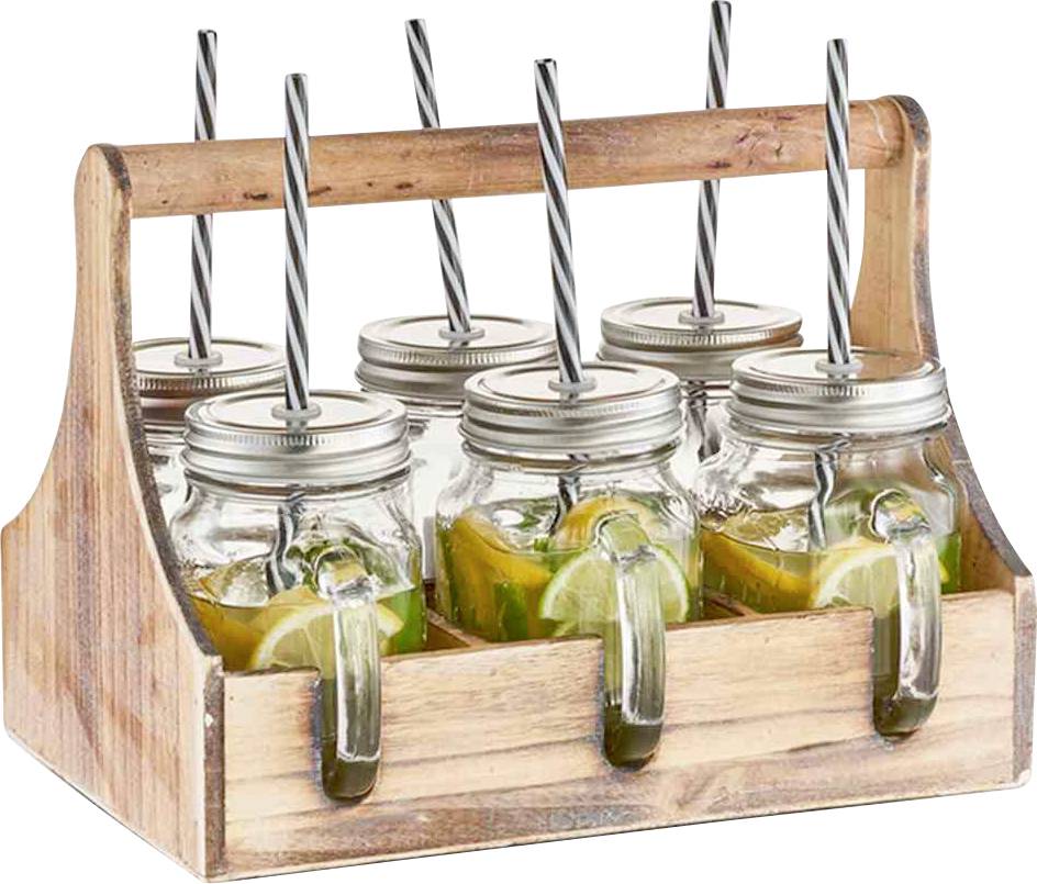 Zeller Present Trinkgläser Glas Transparent 19747 7teilig